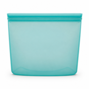 Reusable <b>Silicone</b> Food Storage Bag Zip <b>Seal</b> Kitchen Storage Wholesale Private Label - Product Image 1