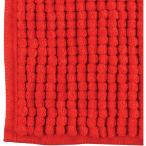 Tapis de bain en microfibre MSV « Chenille » rouge, 60 x 90 cm - Product Image 4