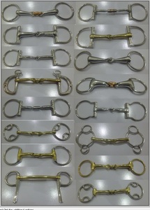 Baucher บิตเชื่อมต่อคู่ปากสแตนเลสกับ tolt Link ทนทานม้าขี่ม้าบิต - Product Image 2