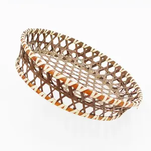 Stylish Design Rattan <b>Serving</b> <b>Bowl</b> Brown Color Fruit <b>Bowl</b> Ideal for Wedding Kitchen Home Hotel Restaurant Usage - Product Image 4