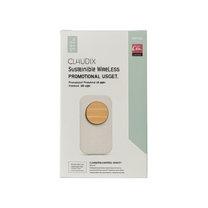 Caricatore Wireless Sostenibile Claudix, Gadget USB Promozionale - Product Image 2