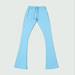 Pantalones de chándal de lona transpirables de talla grande para mujer, joggers de entrenamiento de invierno holgados con decoración de logotipo-Compra al por mayor - Product Image 1