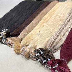 Premium Vietnamese <b>Hair</b> WEFT Human <b>Hair</b> <b>Extensions</b> Raw Cuticle <b>Hair</b> Crafted Using Slavic Technique Trusted Wholesale Supplier - Product Image 1