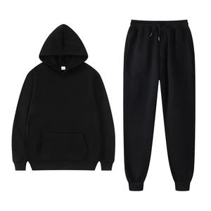 ชุดวอร์ม2025มีซิปมีฮู้ดสำหรับผู้ชายชุดวิ่งออกกำลังกายผ้าฟลีซ100% 2ชิ้นสำหรับฤดูหนาวพิมพ์ลายออกแบบได้ตามต้องการ - Product Image 1