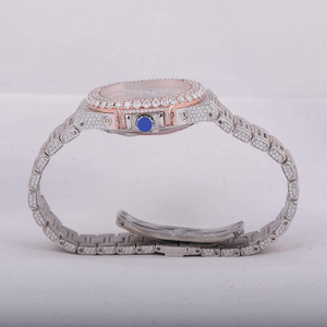 Nouvelle montre mécanique de luxe VVS Moissanite diamant de haute qualité montre glacée de style Hip Hop de luxe à la mode pour les hommes - Product Image 4