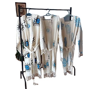 New Turkish <b>Towel</b> Eyes Quick Drying Cotton Long Sleeve Colorful Soft Bathrobe Women Men <b>Beach</b> Pool Home Hot Factory Sale - Product Image 4