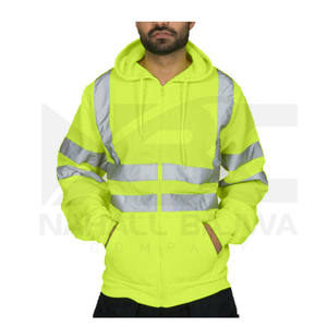 Chaqueta de trabajo de seguridad reflectante de alta visibilidad Tráfico Construcción de carreteras Seguridad Poliéster Algodón para trabajo al aire libre - Product Image 1