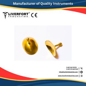 Protège-œil laser corneal de haute qualité, en acier inoxydable manuel électroplaqué |   S/M/X/XL |   8 instruments ophtalmiques certifiés CE - Product Image 3