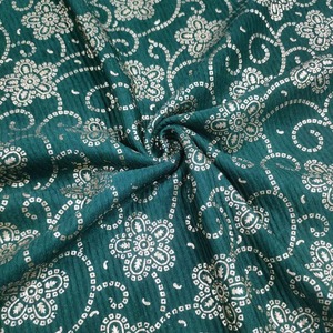 Premium Anti-Static Shrink-Resistant Stretch Frill Knit Fabric Poliéster Spandex Mezcla Textil para ropa de moda Ropa de baile - Product Image 1