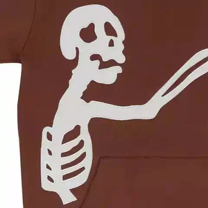 Sweat à capuche en coton pour homme, broderie personnalisée, automne et hiver, polyvalent, style streetwear décontracté, molleton de coton - Product Image 3