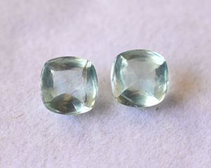 Cabochon de pain de sucre d'aigue-marine naturelle 9 MM Cabochon à dos plat pierre précieuse en vrac 7.15 Cts pierre précieuse en vrac pour la fabrication de bijoux - Product Image 5