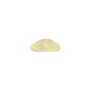 Saphir Jaune Naturel de 7,73 Carats (Pukhraj) - Pierre Précieuse Facettée Taille Émeraude - Product Image 2