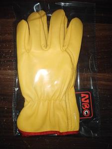 Gants de soudage en cuir de travail pour conducteur de sécurité industrielle renversé en peau de vache. - Product Image 3