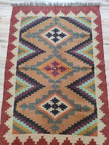 พรมทอสไตล์โบโฮอินเดียทำด้วยมือพรมขนสัตว์สไตล์กิลมอนาตาเลียน - Product Image 5