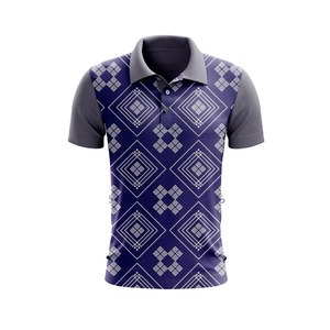 Camisa Polo de Golf Sublimada para Hombre, Camisa de Manga Corta con Estampado de Cuello que Absorbe La Humedad para Golf y Ropa Casual - Product Image 1