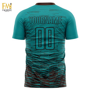 Maillot de Football Respirant Imprimé Logo Personnalisé pour Hommes Ensemble de Marque Privée de Haute Qualité Prix Bas avec 100% Polyester - Product Image 6
