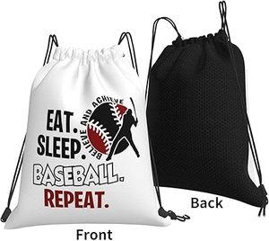 Sac à dos à cordon de serrage unisexe de qualité supérieure pour le baseball, le sport, la gym, les voyages et la natation - Product Image 6