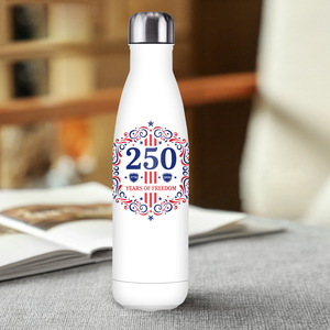 Bottiglia d'Acqua Sottovuoto da 17oz per il 250° Anniversario della Giornata dell'Indipendenza USA, Bottiglia in Metallo a Prova di Perdite, Vendita all'Ingrosso - Product Image 6