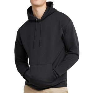 Bangladesh hizo 100% algodón hombres pulóver Sudadera con capucha antiarrugas francés Terry cómodo manga larga hombro pendiente cuello estampado - Product Image 1