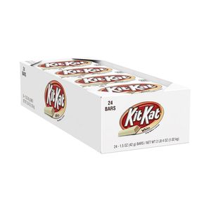 <b>KIT</b> KAT White Creme Wafer Candy Bars, 1.5 oz (24 Count) - Product Image 1