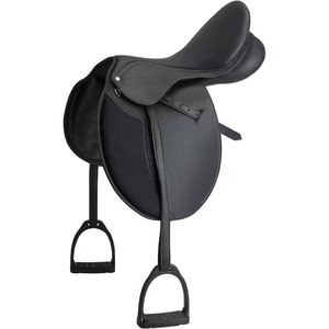 Selle de cheval de course anglaise en cuir de qualité supérieure 2025 disponible en plusieurs couleurs et tailles selle de cheval en cuir véritable occidental - Product Image 1