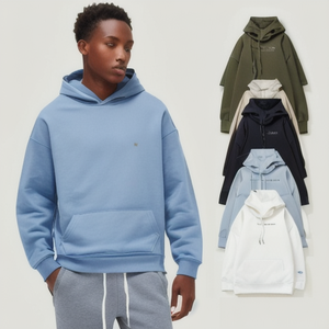 Sweat-shirt / Hoodie surdimensionné personnalisé à effet délavé, de haute qualité, 100% coton, design vintage, pour homme, hiver, 460g - Product Image 3