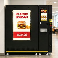 Mesin Penjual Otomatis Hamburger TCN dengan Pendingin dan Microwave, Layanan Mandiri 24/7 untuk Makanan Panas