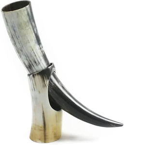 Cuerno de búfalo y buey hecho a mano, cuerno para beber cerveza para estilo vikingo, autenticidad, logotipo personalizado, gran artículo decorativo aceptable - Product Image 4