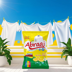 Venta al por mayor jazmín fragancia eliminación de manchas detergente en polvo con función blanqueadora - Product Image 6