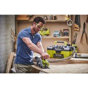 Aspiradora Húmeda y Seca Hyper Green de 18V, Herramienta Eficiente para la Limpieza del Hogar y la Oficina - Product Image 4