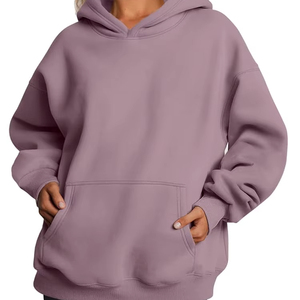 Sudadera con capucha unisex de gran tamaño con cremallera y cara completa, ropa de calle personalizable, sudadera de poliéster sólido con estampado de soplo para invierno - Product Image 1