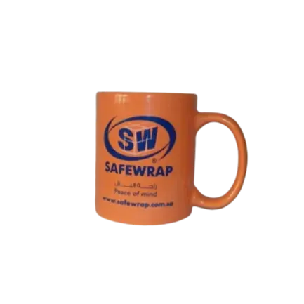 Hochwertiger Keramik-Tee-/Kaffeebecher mit Griffen individuelles personalisiertes Logo