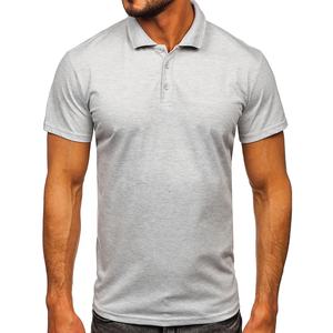 Vente en gros OEM polo de sport de golf à séchage rapide de haute qualité avec logo personnalisé respirant anti-odeur en coton uni anti-rides - Product Image 1