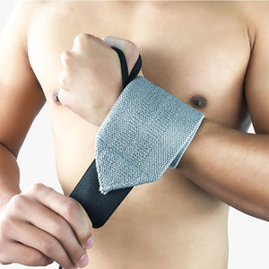 Bande de poignet pour haltérophilie, flexible, respirante, antidérapante, couleurs personnalisables, logo, tailles unisexes 40 cm/60 cm/100 cm, complète - Product Image 2