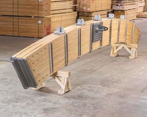 Sapele Vigas curvas para muebles Madera blanda Pino Vigas curvas Roble Vigas curvas para enmarcar - Product Image 2