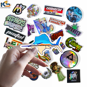 สติกเกอร์โลโก้ตกแต่งแบบไดคัทมีกาวในตัวปรับแต่งได้ติดทนนานกันน้ำมีดีไซน์ส่วนตัว - Product Image 4