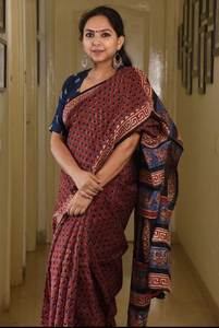 Trendiness Chanderi Cotton Saree Modern Mul Cotton para fiestas Bodas Diwali - Product Image 4