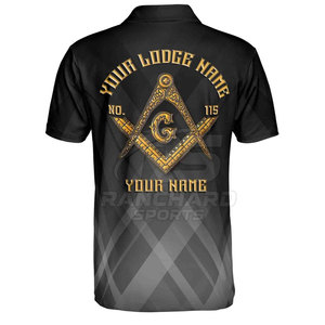 เสื้อโปโลชายแขนสั้นลายปักฟรีเมสัน ชุดยูนิฟอร์มฟรีเมสัน เสื้อโปโลฟรีเมสันลอดจ์ - Product Image 2