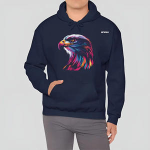 เสื้อมีฮู้ดสำหรับผู้ชายเสื้อสเวตเชิ้ตแบบมีเชือกรูดแขนยาวพิมพ์ลายตัวอักษรกราฟิกเสื้อสวมหัวมีกระเป๋า - Product Image 5