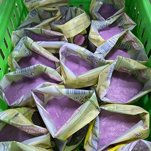 IQF Frozen Purple Yam Puree Origin Vietnam Pure in Bulk Packaging - Product Image 2