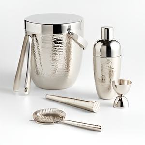 ชุดเครื่องปั่นค็อกเทลบาร์สำเร็จรูปทำจากทองแดงสแตนเลสพร้อมขาตั้งไม้ - Product Image 1