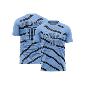 Maillot de football personnalisé à manches courtes pour hommes, vêtements de sport à séchage rapide pour l'entraînement d'été, logo imprimé, design créatif - Product Image 2