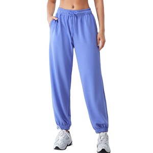 Customized Women Jogger Pants Elastic Waist Banded and Ribbed Ankles Ladies Custom <b>Trousers</b> Sweat Pants Design For Daily Wear - Product Image 5