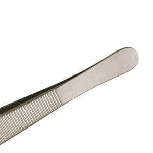 Meilleur fournisseur de pinces à tissus Adson manuelles en acier inoxydable avec pointe dentelée pour la chirurgie générale, instrument médical réutilisable - Product Image 5