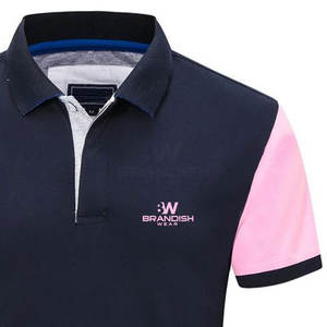 เสื้อโปโลกีฬาระบายอากาศแห้งเร็วผ้าเจอร์ซีย์เล่นกีฬามืออาชีพโลโก้ได้ตามต้องการ - Product Image 3