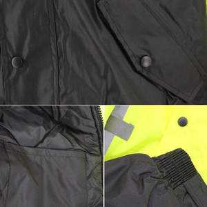 Vente en gros de vestes de sécurité réfléchissantes respirantes pour l'hiver sur route pour la construction avec plusieurs poches de vestes de sécurité réfléchissantes - Product Image 4