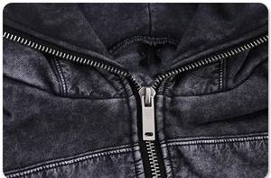 เสื้อฮู้ดแบบสวมศีรษะของผู้ชายเสื้อฮู้ดแบบสวมศีรษะ500GSM รุ่นแอซิดกำหนดได้เอง - Product Image 6