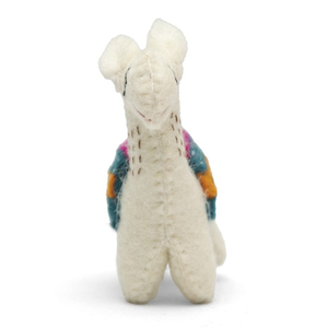 Meilleur jouet éducatif en feutre d'aiguille de lama de l'Himalaya - Logo de couleur personnalisable, peluche douce en laine, taille personnalisée pour les enfants de 4 à 7 ans - Product Image 4