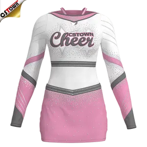 Low Moq Products Kids Cheerleader Outfits Design Cheer Uniform