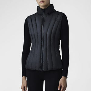 Chaleco Acolchado sin Mangas para Mujer, Estilo Nuevo, Cuello en V, Cierre de Cremallera, Relleno de Poliéster, Diseño Personalizable, Ropa Exterior - Product Image 2